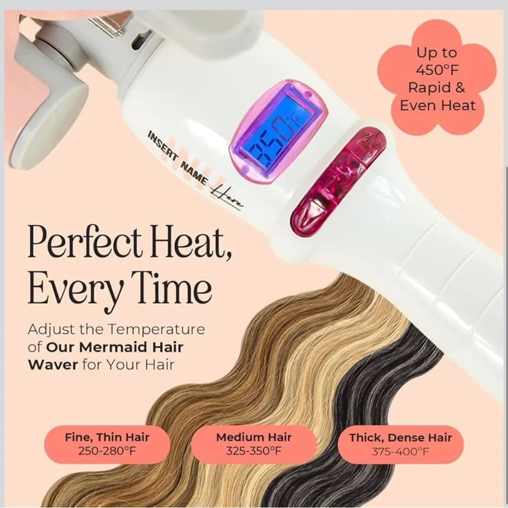 NWT - Professional Pink Hair Waver - Picture 3 of 7